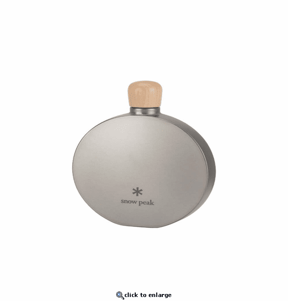 Snow Peak Titanium Flask in 5 oz