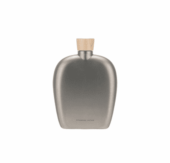 Snow Peak Titanium Flask in 8.4 oz