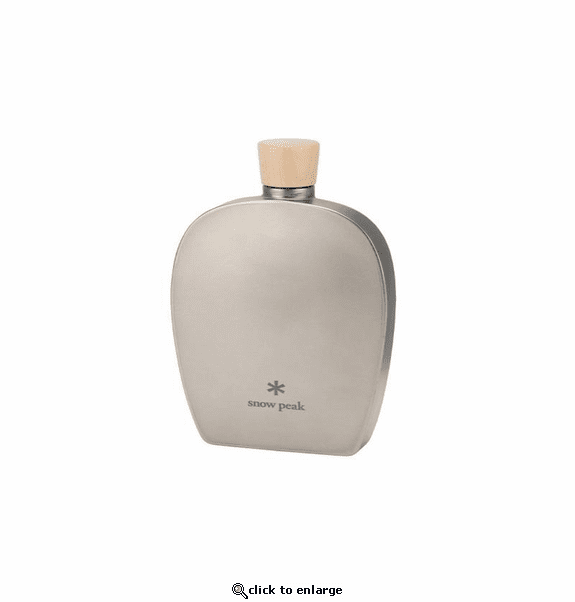 Snow Peak Titanium Flask in 8.4 oz