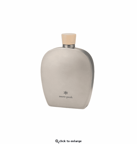 Snow Peak Titanium Flask in 8.4 oz