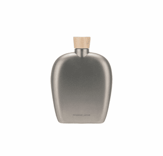 Snow Peak Titanium Flask in 8.4 oz