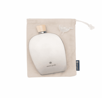 Snow Peak Titanium Flask in 8.4 oz
