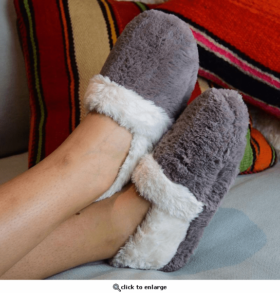 SnugToes Funmi Plush Heated Slippers for Women