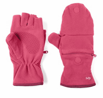Sprigs Multi-Mitt Fleece Fingerless Gloves (Grey)