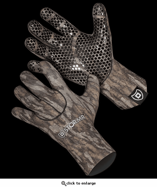 Stormr Stealth Decoy Glove - Mossy Oak Bottomland (Size XS)