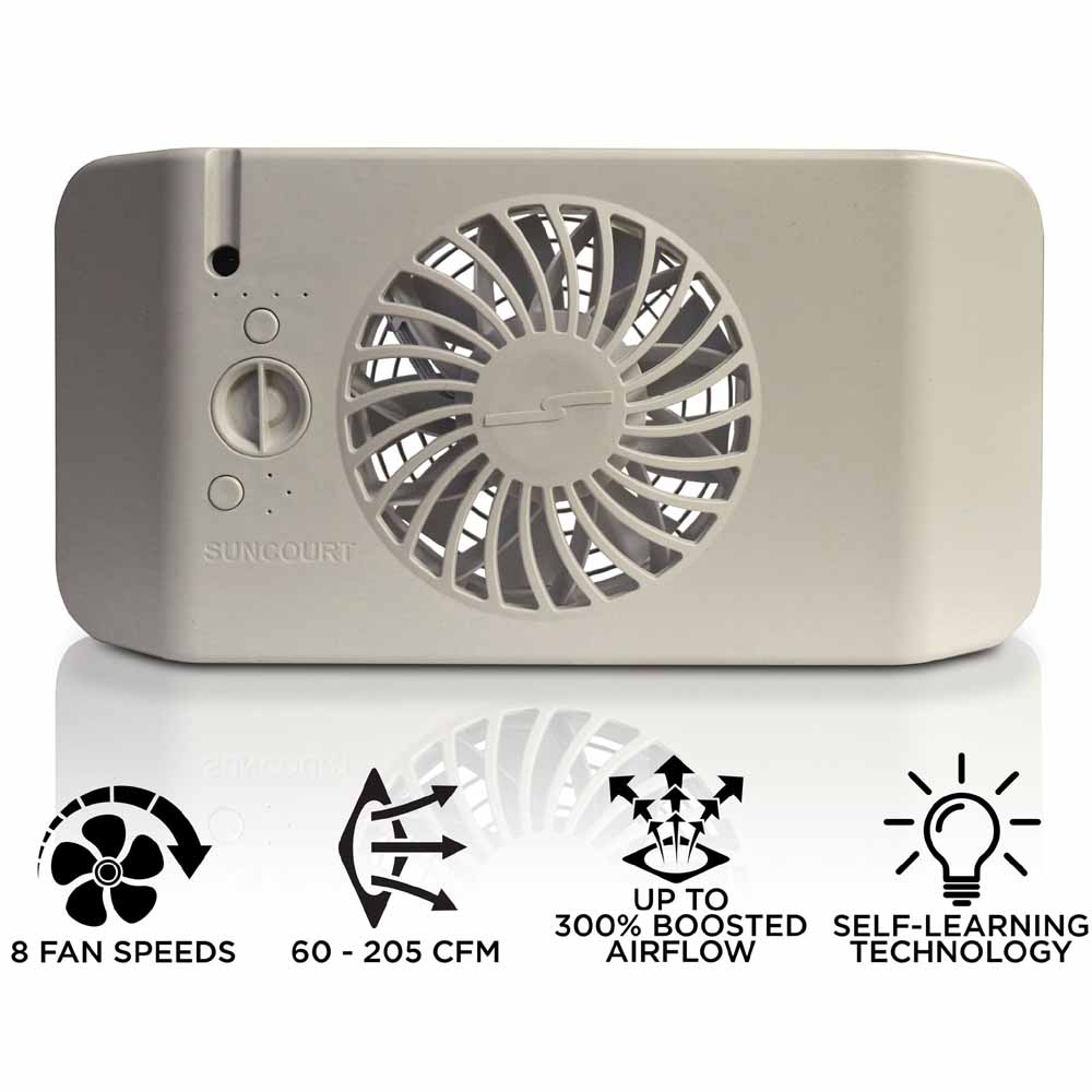 Suncourt Equalizer EZ8 Smart Register Booster Fan My Cooling Store