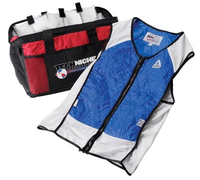 HYBRID COOL VEST Lサイズ EF92592S EXFROZEN ハイブリットクールベスト(セット) (EF92592S
