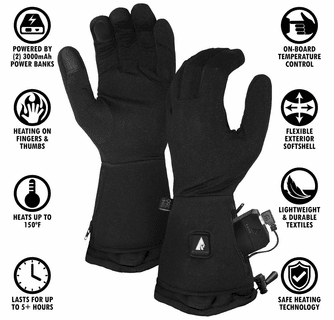 Temp360 5V Men's Heated Glove Liners