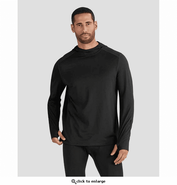 Terramar Men's Ventilator Long Sleeve Performance Hoodie