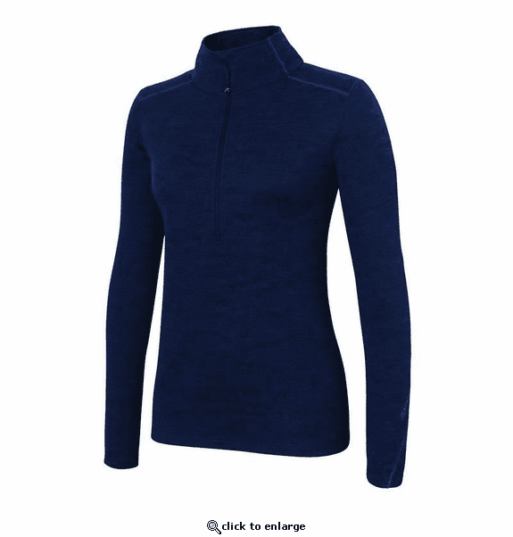 Terramar Women's Thermawool 4.0 Half Zip Pullover (Grey S)