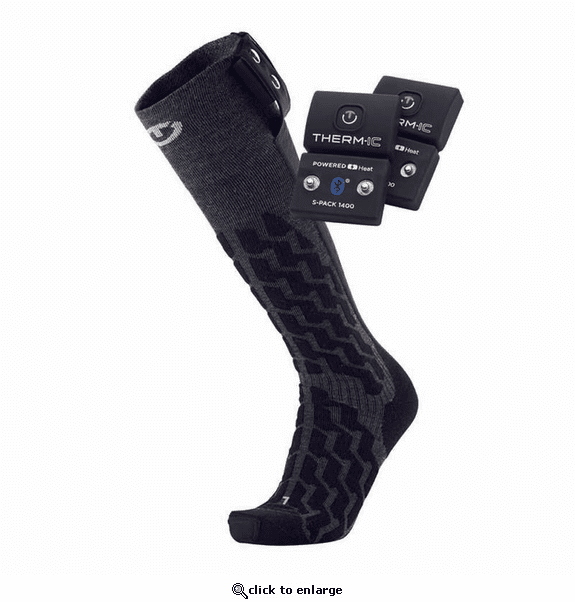 Therm-ic Heat Fusion Uni Powersocks Set + S-pack 1400 BT
