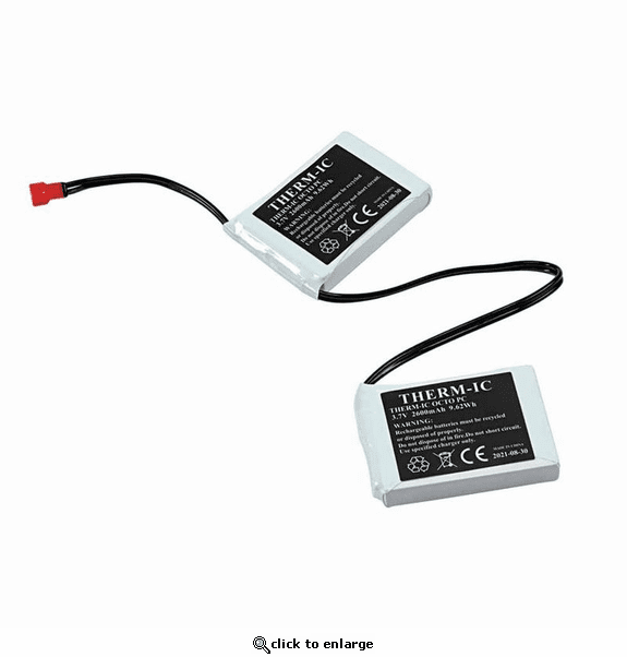 Therm-ic Ultra Heat Boost Gloves Batteries Replacement Kit 3600 (Batteries/Charger)
