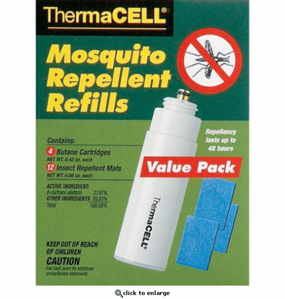 Thermacell Mosquito Repellent Refill 4pc Value Pack - Regular)