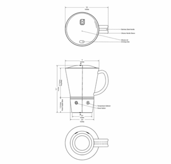 ThermoJoe Desk Mug
