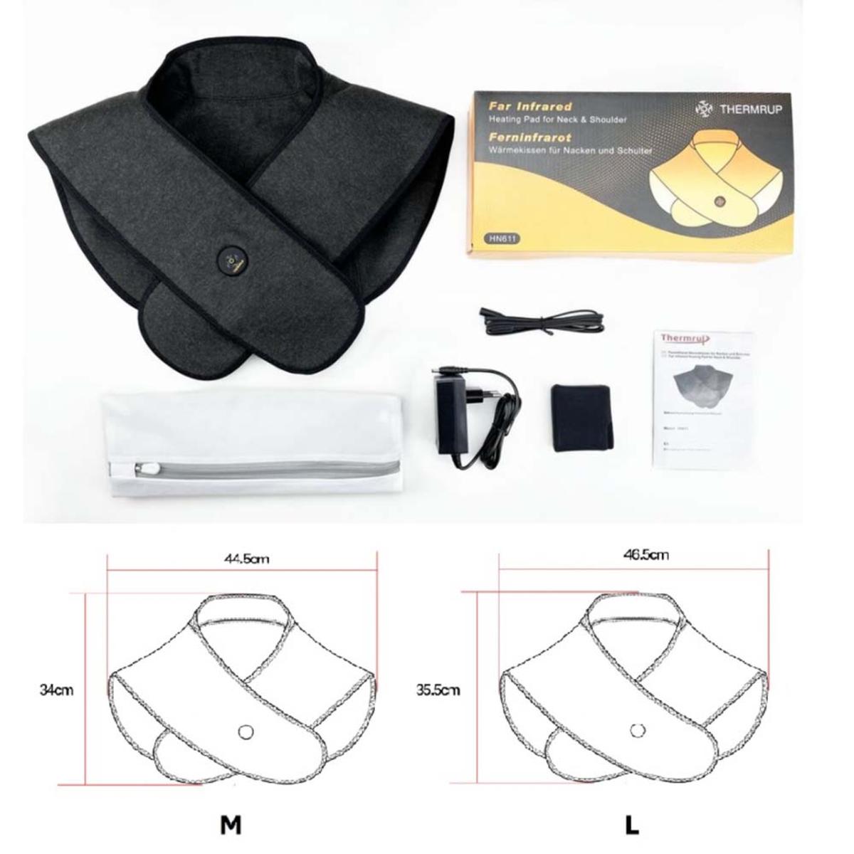 Thermrup Far Infrared Rechargeable Battery Operated Mobile Heating Pad