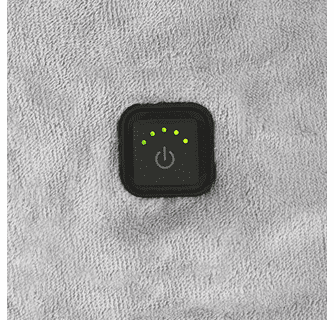 True North by Sleep Philosophy Plush Heated Throw with Built-In Control - 50"Wx70"L