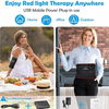 UTK Blue and Red Infrared Light Therapy Wrap Pad for Body - 8