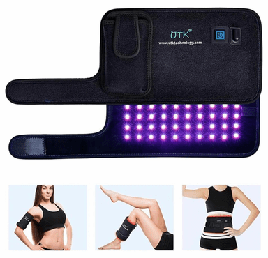 UTK Blue and Red Infrared Light Therapy Wrap Pad for Body - 8"x13"