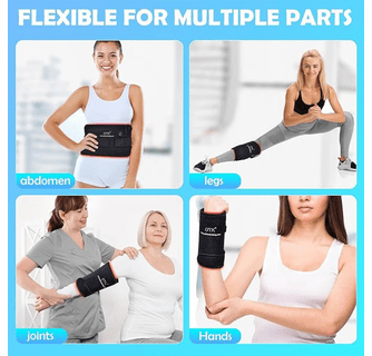 UTK Blue and Red Infrared Light Therapy Wrap Pad for Body - 8"x13"