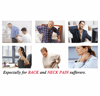 UTK Far Infrared Heating Pad - Natural Jade Heating Pad for Neck & Shoulder 21.5"x23.5"