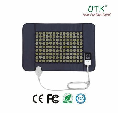 UTK Far Infrared Heating Pad - Natural Jade Pad for Chronic Back Pain Relief - Medium 21"x31"
