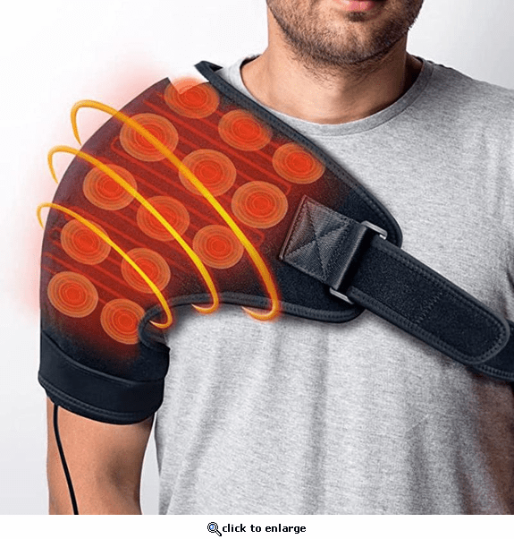 UTK Far Infrared Shoulder Heating Pads Electric Heated Shoulder Wrap