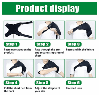 UTK Far Infrared Shoulder Heating Pads Electric Heated Shoulder Wrap
