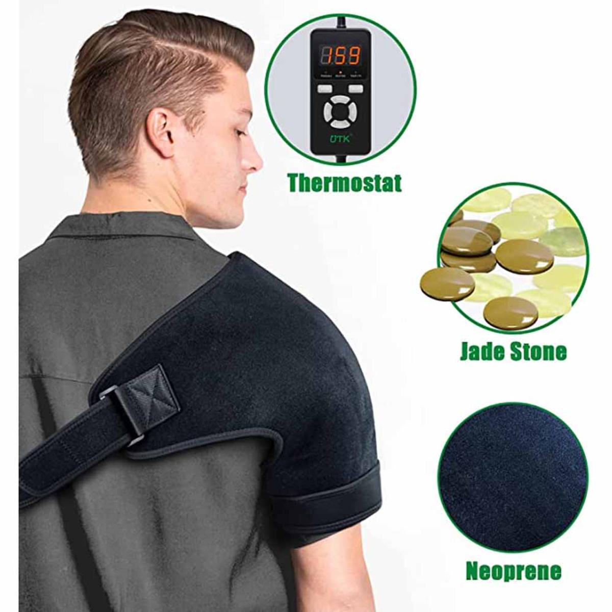 UTK Far Infrared Shoulder Heating Pads Electric Heated Shoulder Wrap