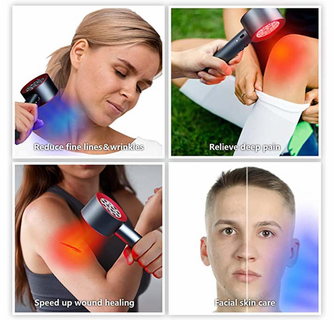 UTK High Power 24 LED Red Light Therapy Device with 470/660/850/940nm Wavelength