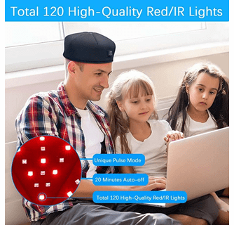 UTK LED Red Light Therapy Device For Head - Scalp Care and Hair Protection Cap