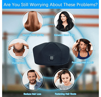 UTK LED Red Light Therapy Device For Head - Scalp Care and Hair Protection Cap