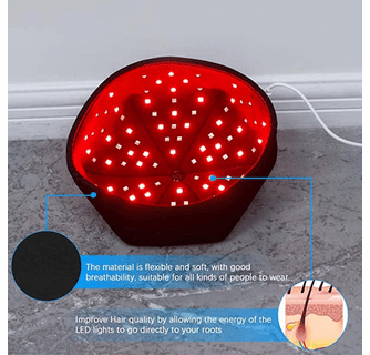 UTK LED Red Light Therapy Device For Head - Scalp Care and Hair Protection Cap