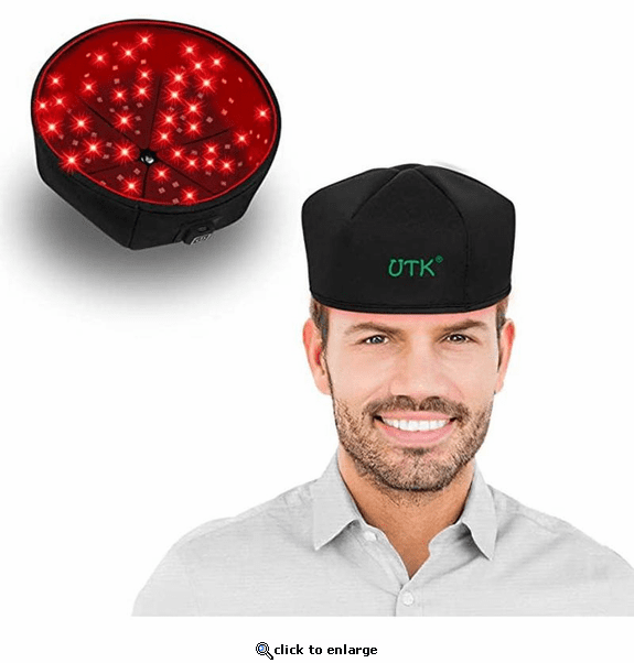 UTK LED Red Light Therapy Device For Head - Scalp Care and Hair Protection Cap