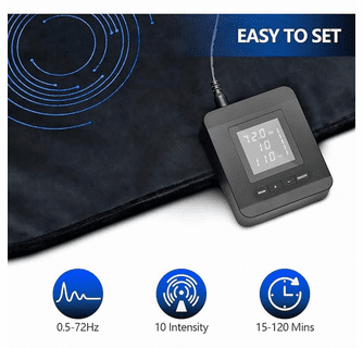 UTK Nalax BioPEMF Mat, Mimic Earth Magnetic Field Therapy - Black