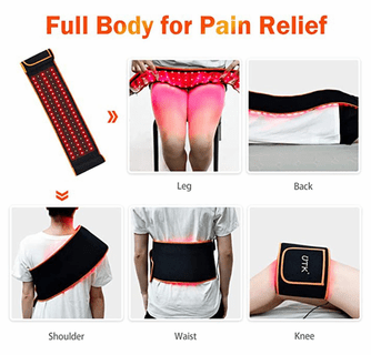 UTK Red Light Therapy Wrap Belt for Body, Back & Joint Pain Relieve