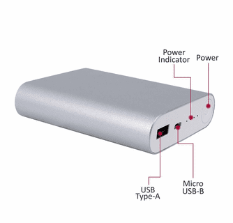 Venture Heat 10400B Rechargeable Battery 5V 10400 mAh