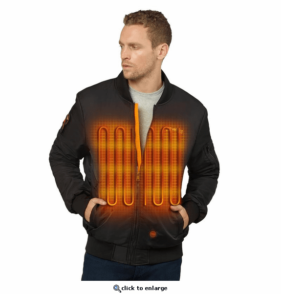 Venture Heat 12V MAX Bluetooth Battery Heated Bomber Jacket