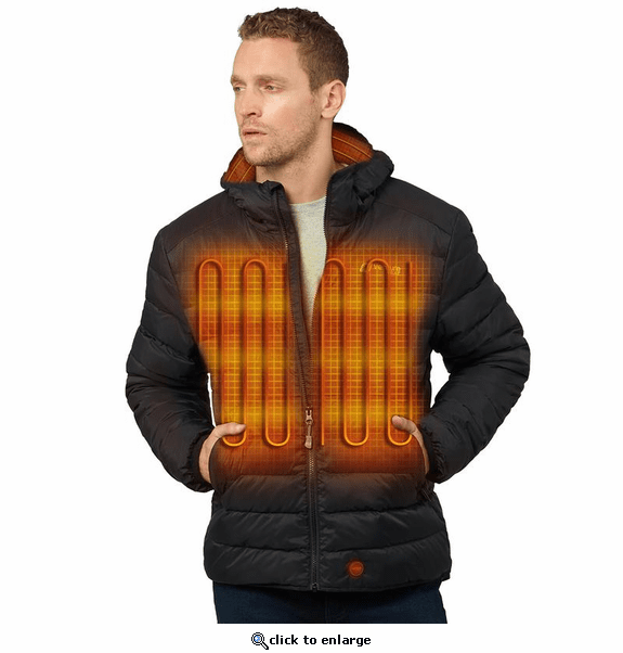 Venture Heat 12V Men's Down Bluetooth Battery Heated Jacket