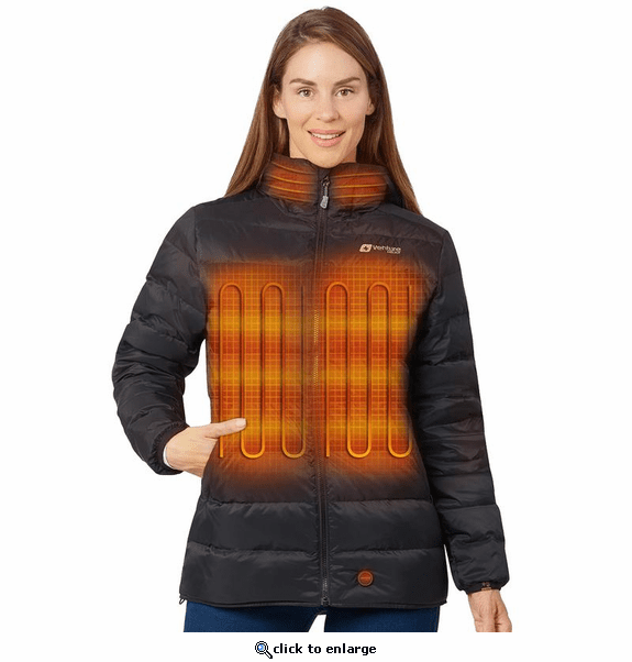 Venture Heat 12V Women's Down Bluetooth Battery Heated Jacket