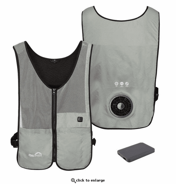 Venture Heat 5V 3 Speed Wearable Cooling Cooling Fan Vest