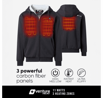 Venture Heat 7V Polar Fleece Battery Heated Hoodie