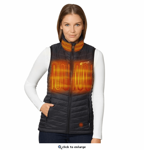 Venture Heat 7V Women's Bluetooth Battery Heated Puffer Vest