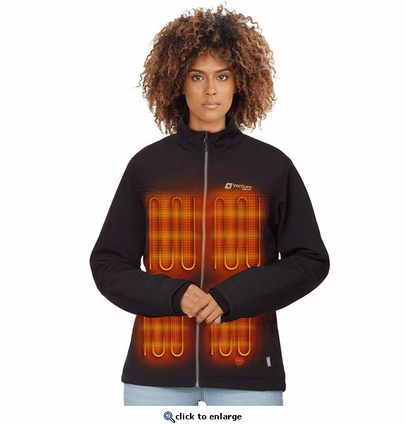 Venture Heat 7V Women's Bluetooth Softshell Battery Heated Jacket
