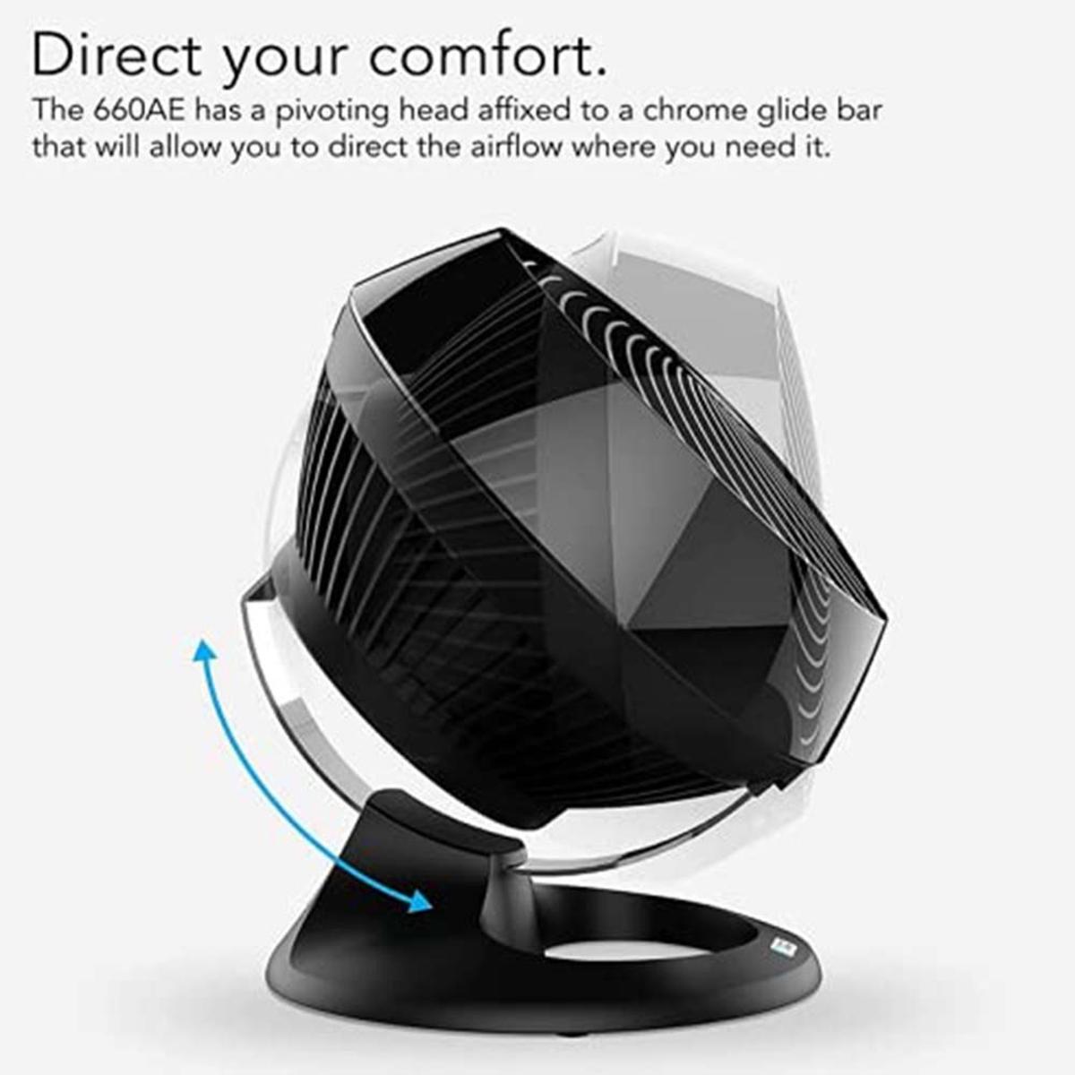 Vornado 660 AE Large Whole Room Works 4 Speeds Air Circulator Fan with  Alexa Enabled - Black - My Cooling Store