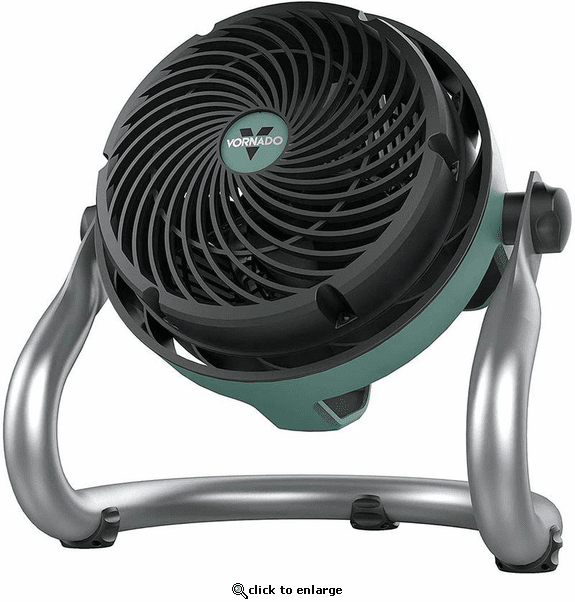 Vornado EXO51 Heavy Duty Air Circulator Shop Fan with IP54 Rated Dustproof and Water-Resistant Motor - Green