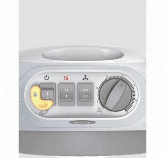 Vornado Tempa Small Nursery Heater - Ice White