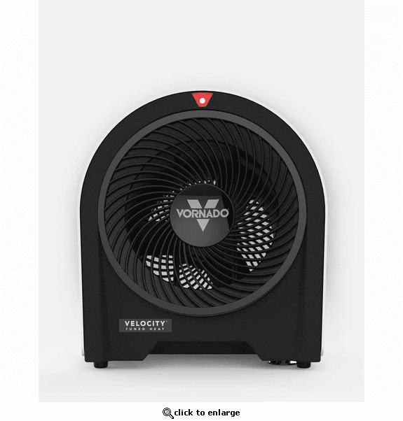 Vornado Velocity 5R Whole Room Heater with Auto Climate - Black