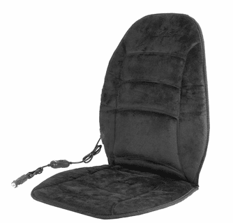Wagan Deluxe Soft Velour Heated Seat Cushion
