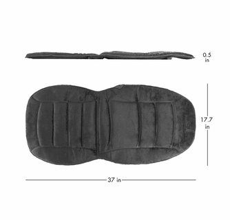 Wagan Deluxe Soft Velour Heated Seat Cushion
