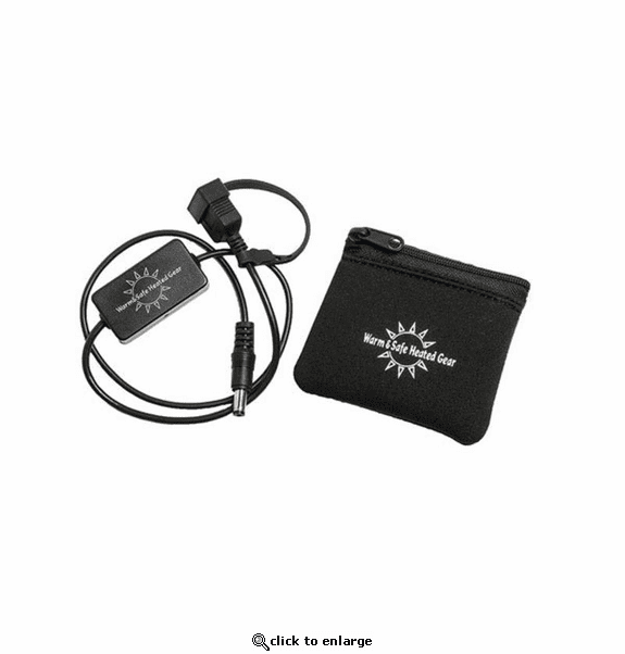 Warm & Safe USB Charger Adapter for Motorcycle with Pouch